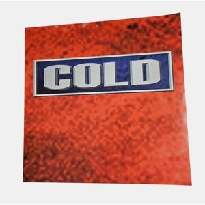 Cold 1997 Promo Flat Poster 12x12 Double Sided Flip Records Rock‎ Metal